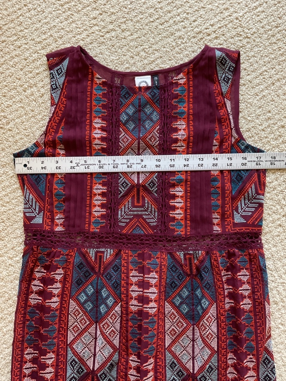 Anthropologie Akemi &Kin Beaumier Shift Dress women’s size 0p - Picture 6 of 7